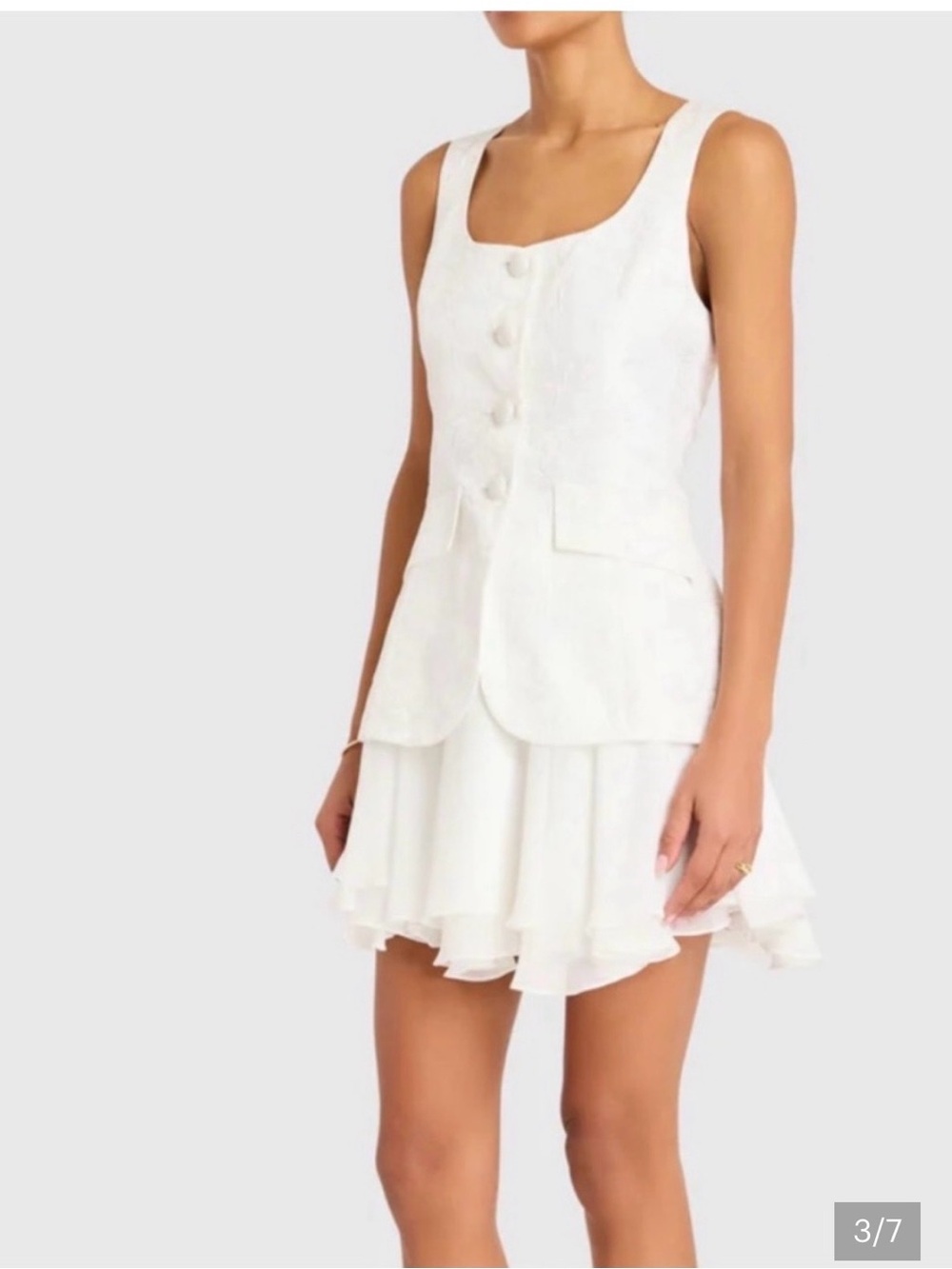 Amanda Uprichard Lilibet White Dress